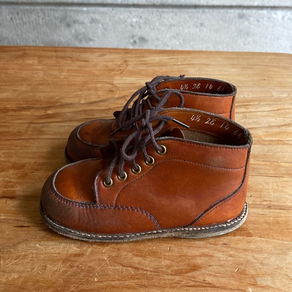 Vintage Leather Baby Boots - Picture 3 of 9